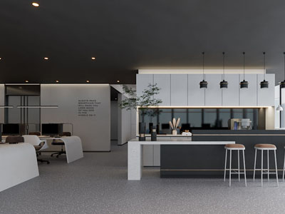 现代办公室茶水间