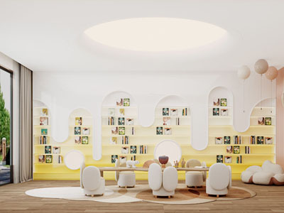 现代儿童活动娱乐休闲区