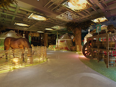 民族风蒙古风情展厅展览