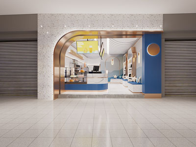 现代轻奢甜品店