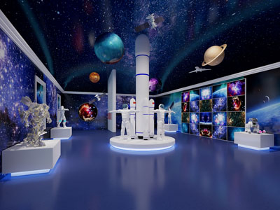 后现代航天科技展厅展览