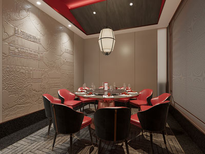 新中式酒店包厢包间