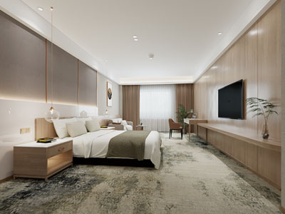 新中式酒店客房