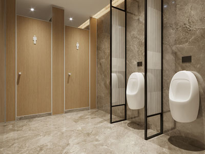 现代公共卫生间 洗手间