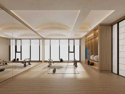 现代瑜伽馆 健身房