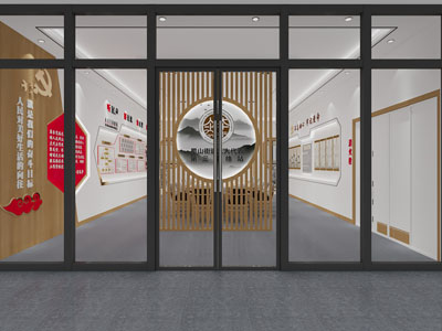 新中式党建展厅展览