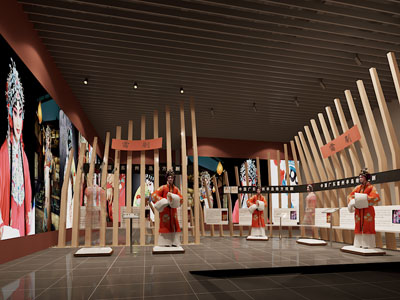 新中式戏剧角色展厅展览