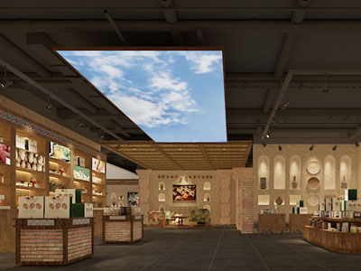 现代民宿展厅展览