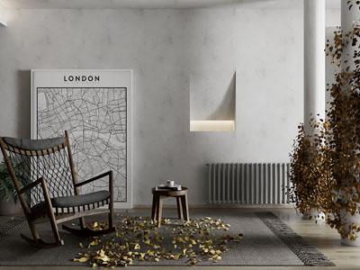 侘寂风中古休闲区