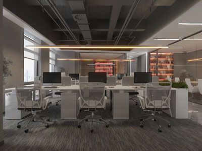 工业风loft公共办公区