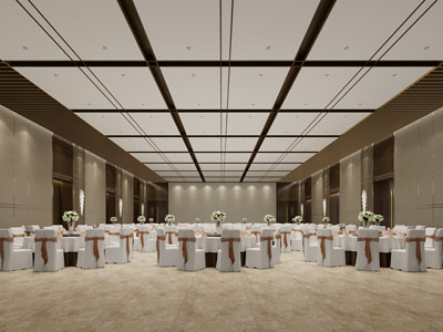 新中式酒店宴客厅 就餐区