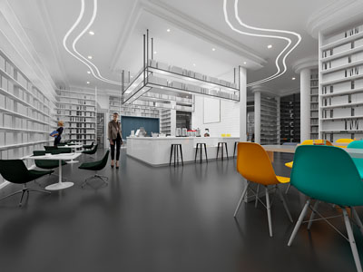 现代公司茶水间 休闲区