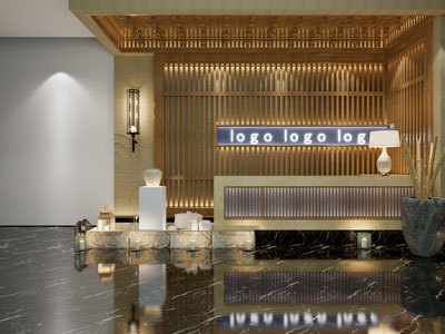 新中式前台接待