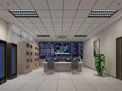 现代监控室 指挥中心