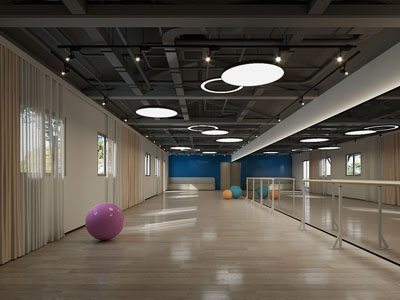 现代瑜伽馆 健身房