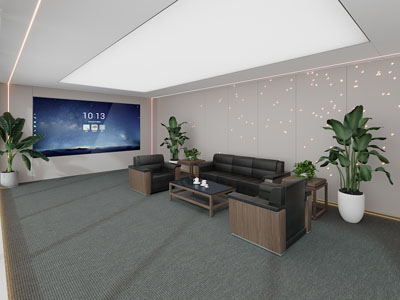 现代办公接待区