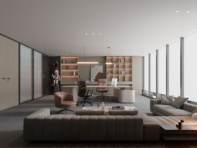 现代董事长 总经理办公室