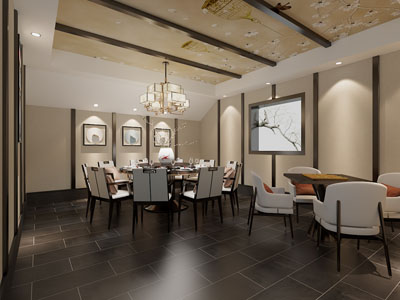 新中式酒店包厢包间 棋牌室