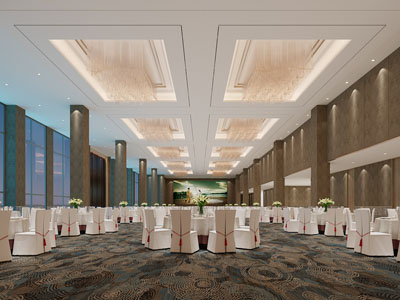 新中式酒店宴客厅 就餐区