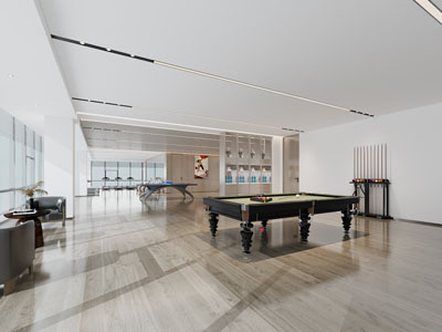 现代办公休闲区