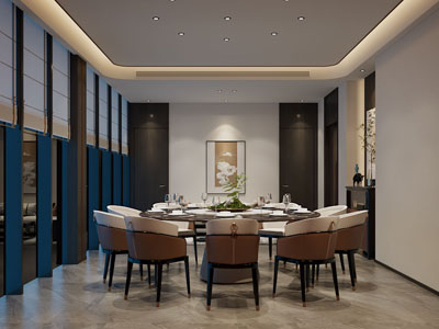 新中式酒店包厢包间