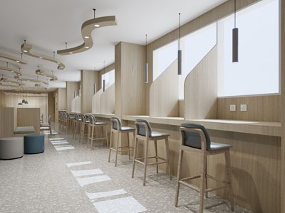 现代考研学生自习室