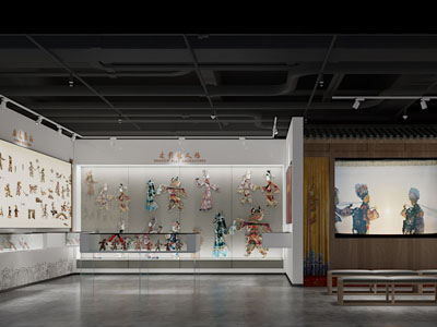 新中式皮影文化展厅展览