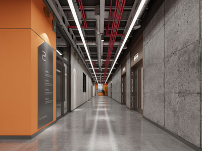 工业风loft走廊过道