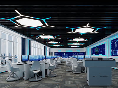 现代电脑培训教室 多媒体教室