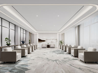 新中式贵宾室 接待厅