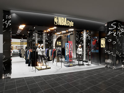 现代女装专卖店 门头