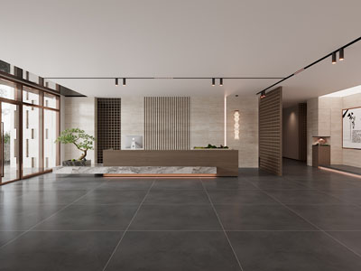 新中式大堂前台接待