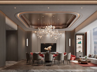 新中式酒店包厢包间