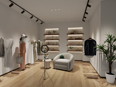 现代女装直播间