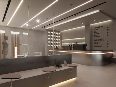 工业风loft咖啡馆 咖啡厅