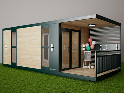 现代咖啡馆门头