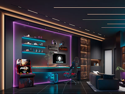 现代电竞包房 客房