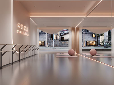 现代瑜伽馆 健身房