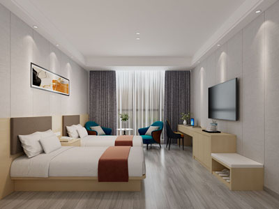 新中式酒店客房