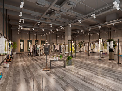 工业风loft女装专卖店