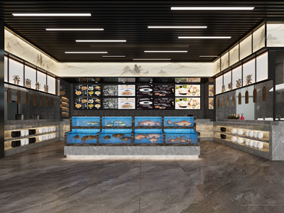 现代饭店餐馆 烧烤店