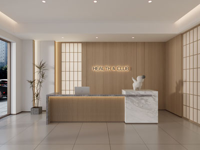 现代公司前台接待