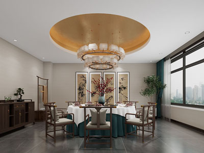 新中式酒店包厢包间