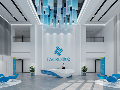 现代大堂前台接待