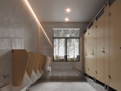 现代公共卫生间 洗手间