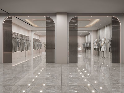 现代女装专卖店 门头