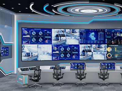 现代指挥中心 监控室