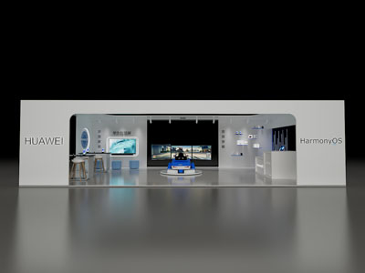 现代华为专卖店门头