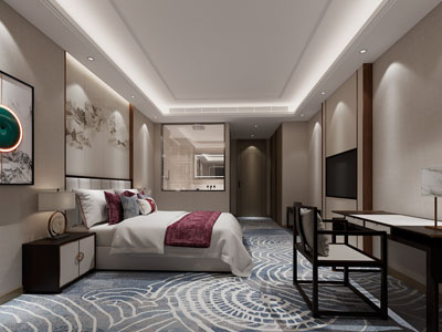 新中式酒店客房