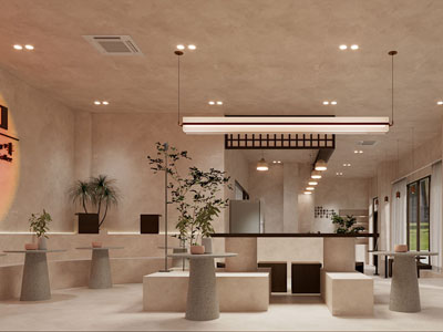 侘寂风面包店 甜品店